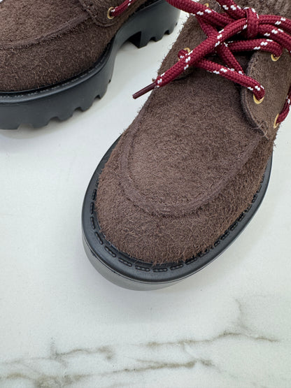 MIU MIU 絨面厚底 Loafers