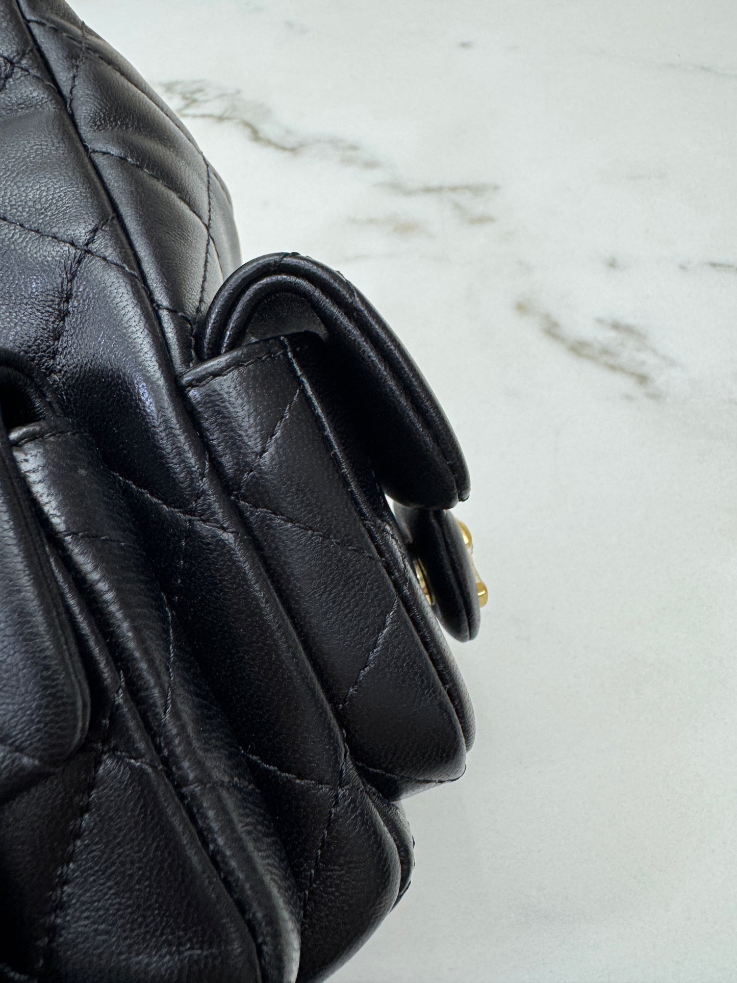 CHANEL 25C 多口袋Hobo 黑色