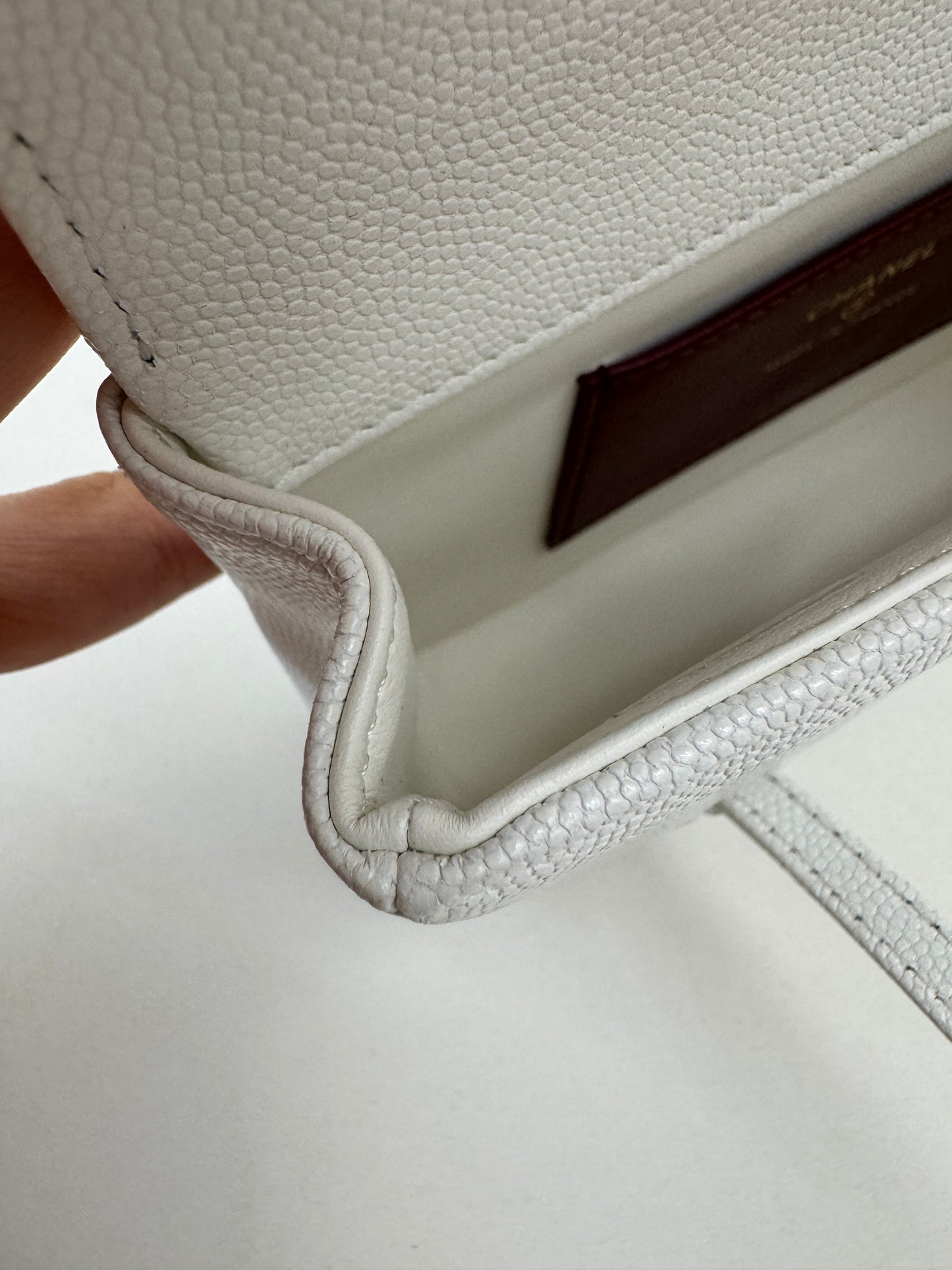 CHANEL Mini Preppy Coco 白色