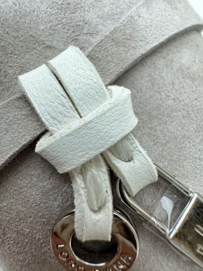LORO PIANA Summer Walk 珍珠灰滾邊款樂福鞋