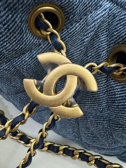 CHANEL Mini 25 Bag 藍牛仔