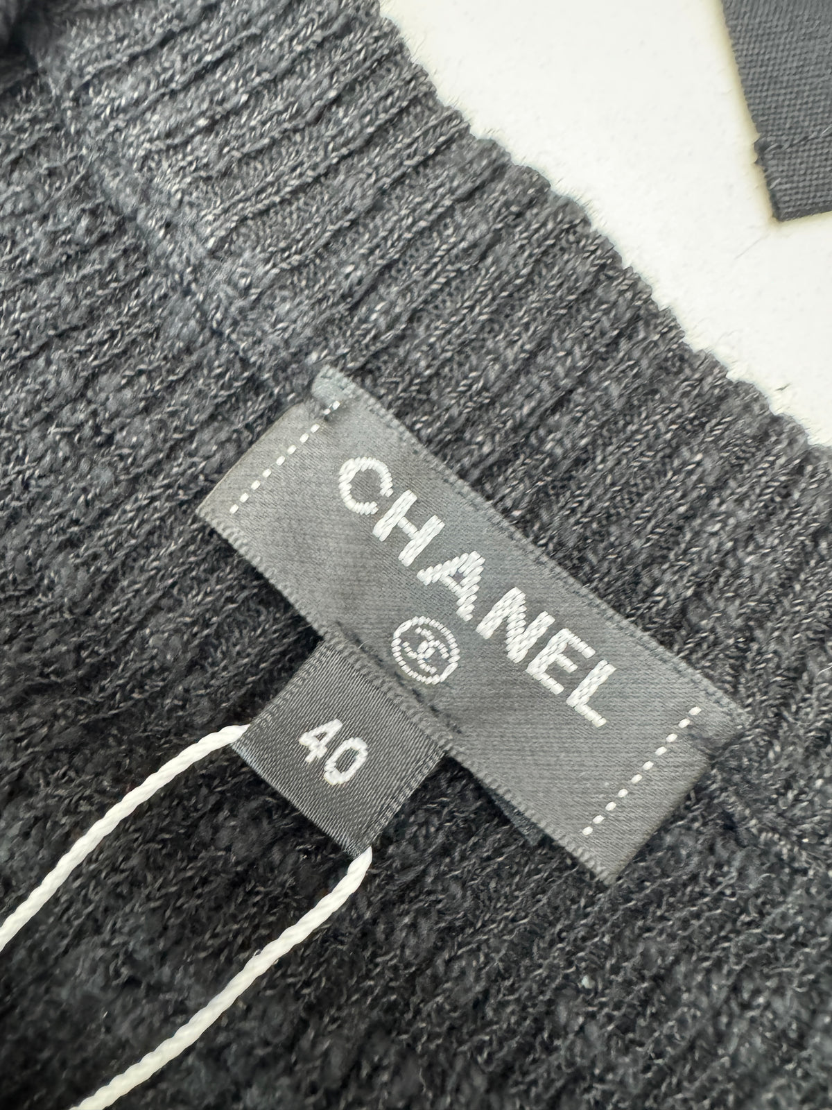 CHANEL 25M薄開衫外套 黑色