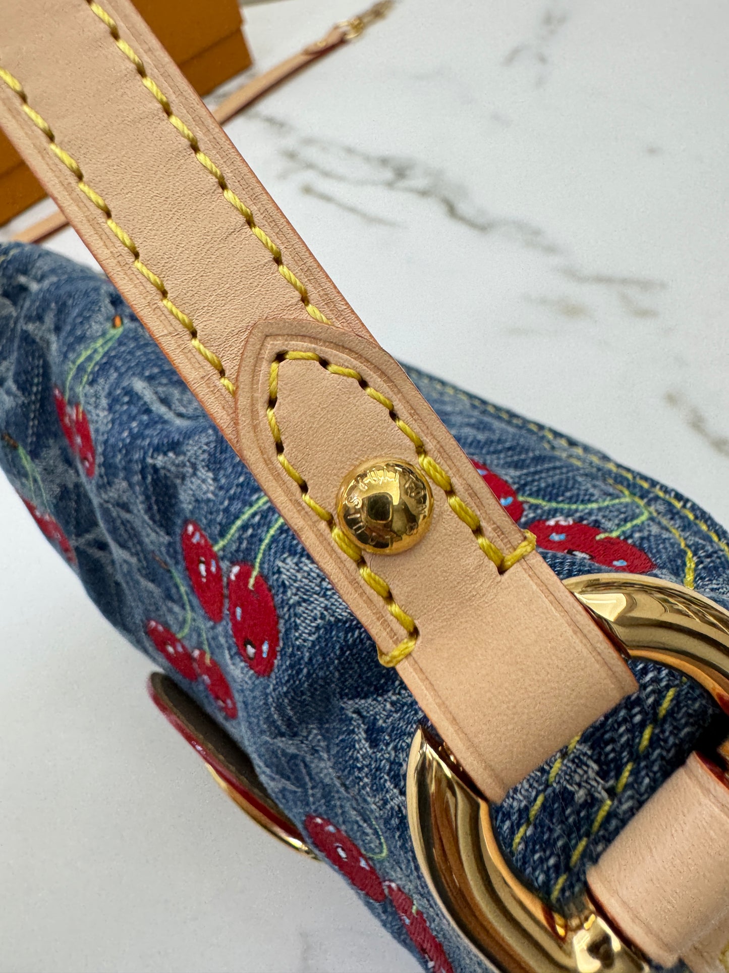LV X TM Sunset Cherry Denim