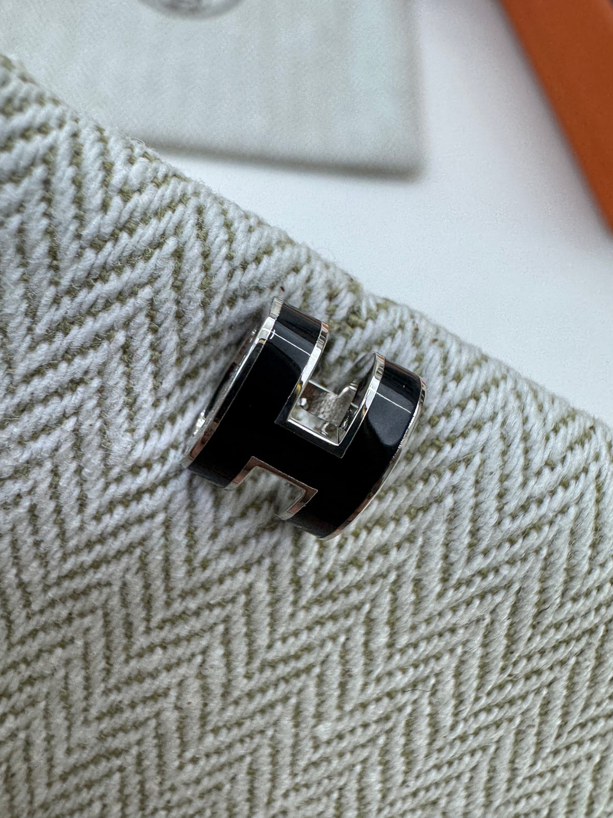 HERMES Mini Pop H 黑銀