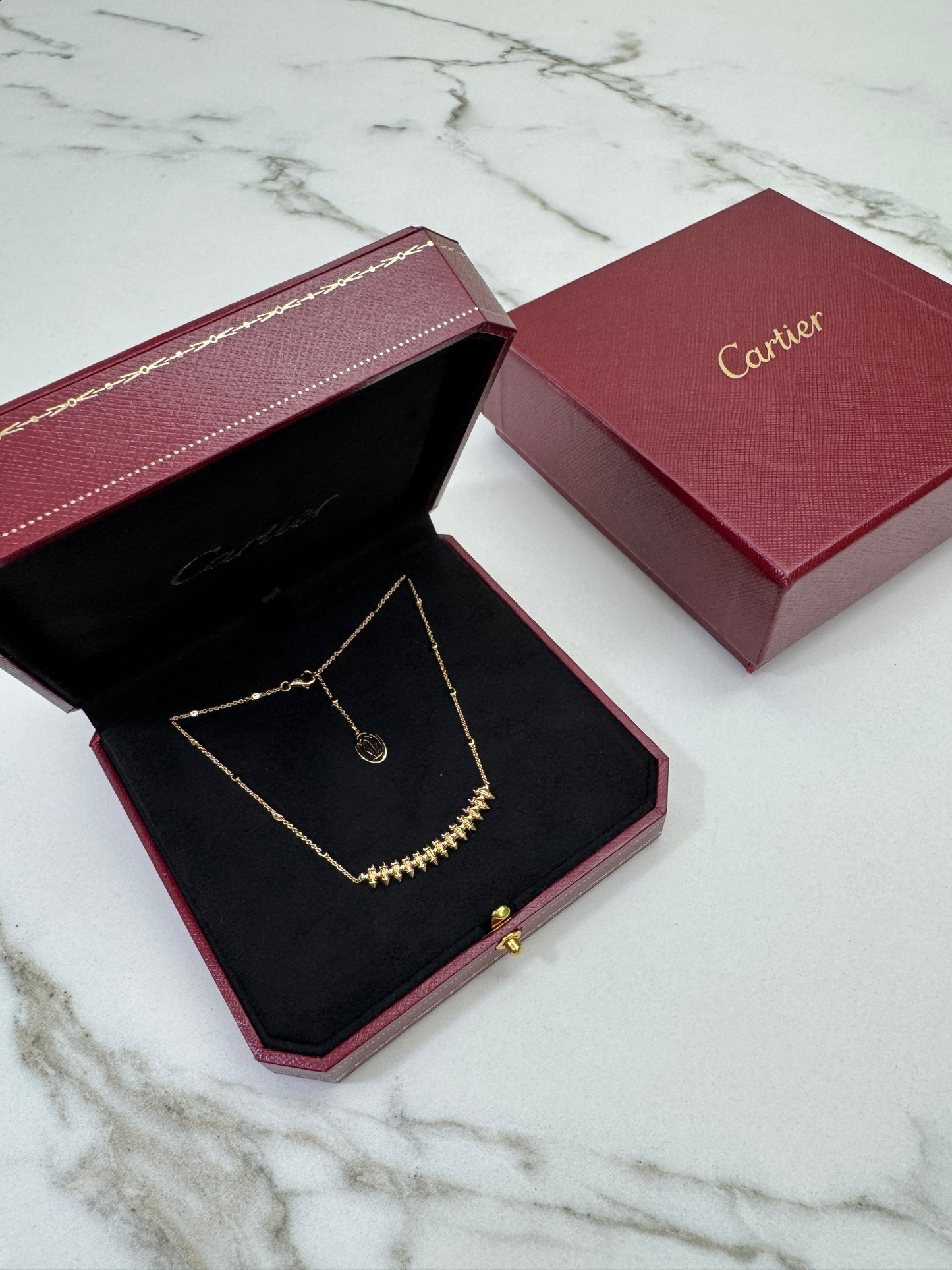 CARTIER Clash de Cartier Necklace Rose Gold