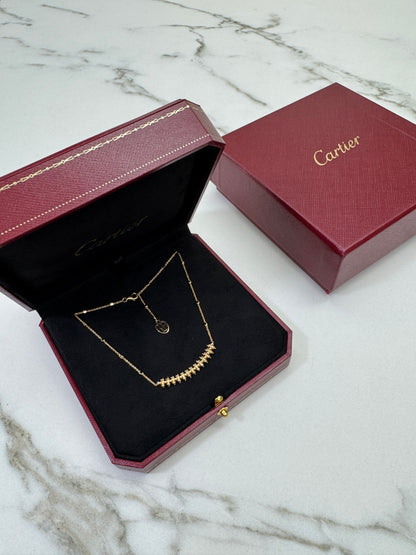 CARTIER Clash de Cartier Necklace Rose Gold