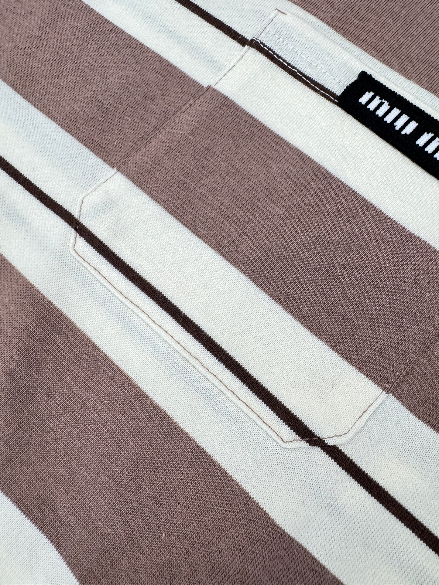 MIU MIU 針織條紋T恤