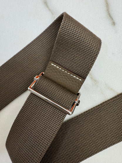 HERMES Evelyne 23 大象灰銀扣 Etoupe TC PHW