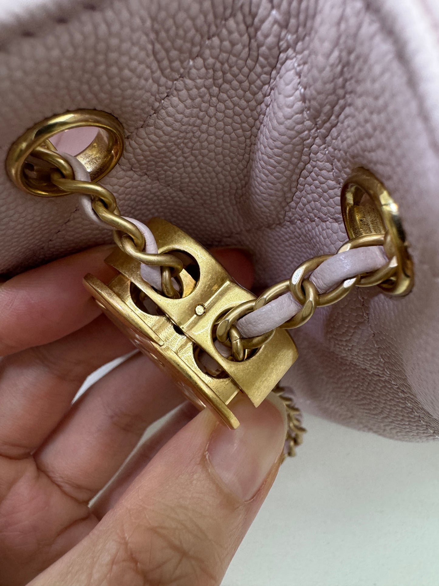 CHANEL Mini 25Bag 26C 淺粉