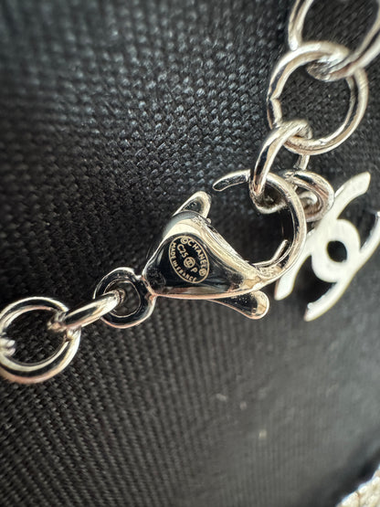 CHANEL 25P 心形鏤空項鏈