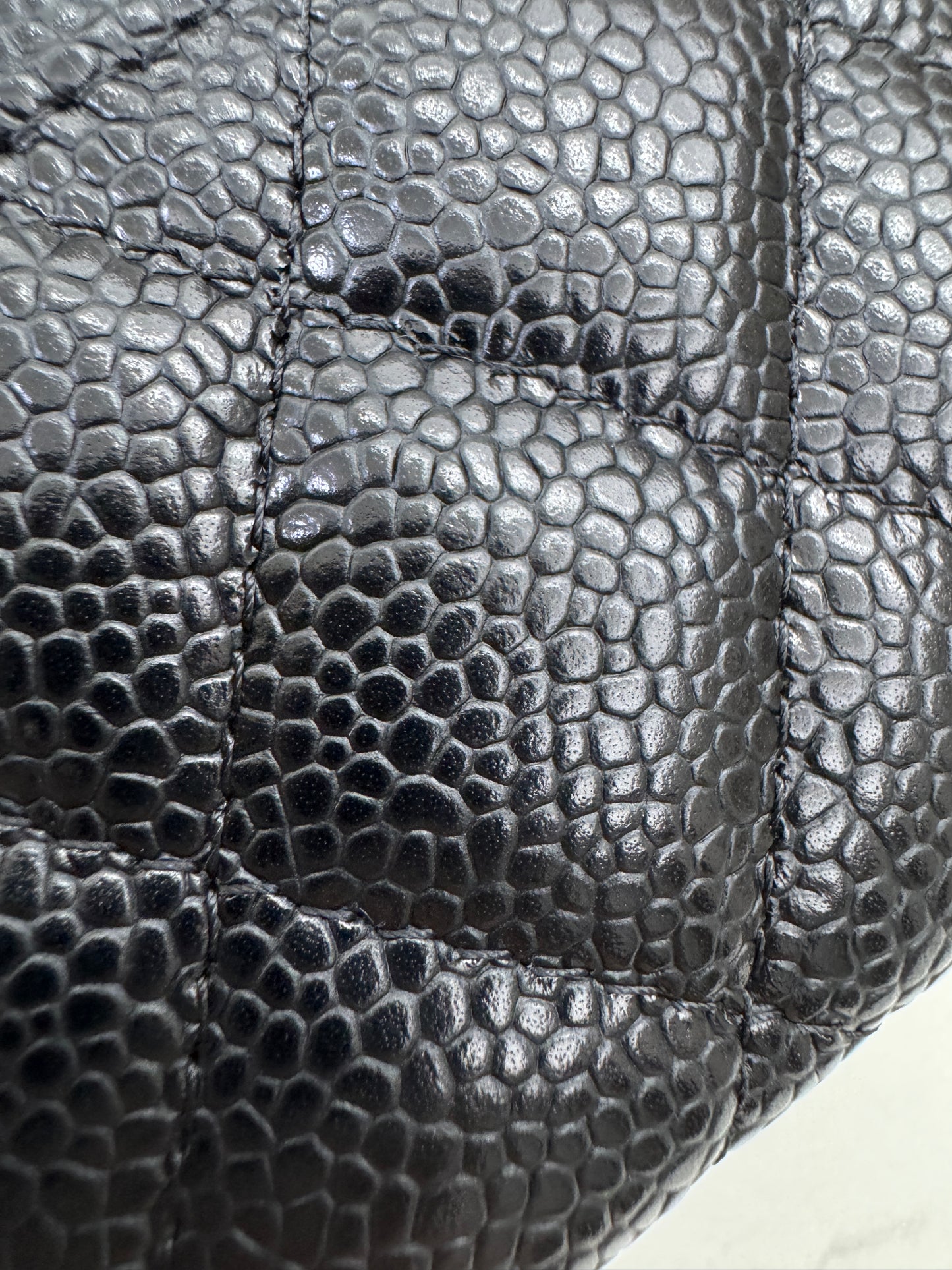 CHANEL CF Cardholder 黑銀牛