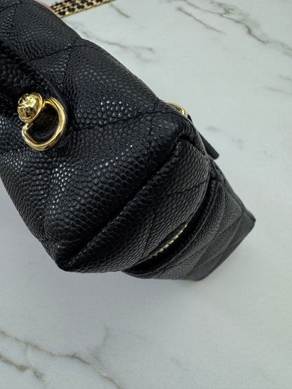 CHANEL 26C 菱格紋Logo LP盒子包