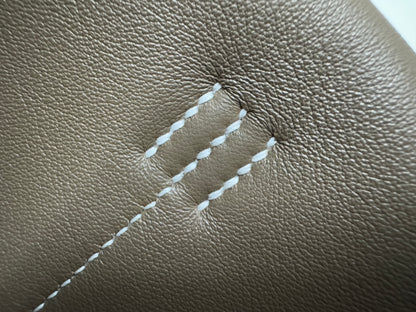 HERMES Halzan 25 大象灰金扣