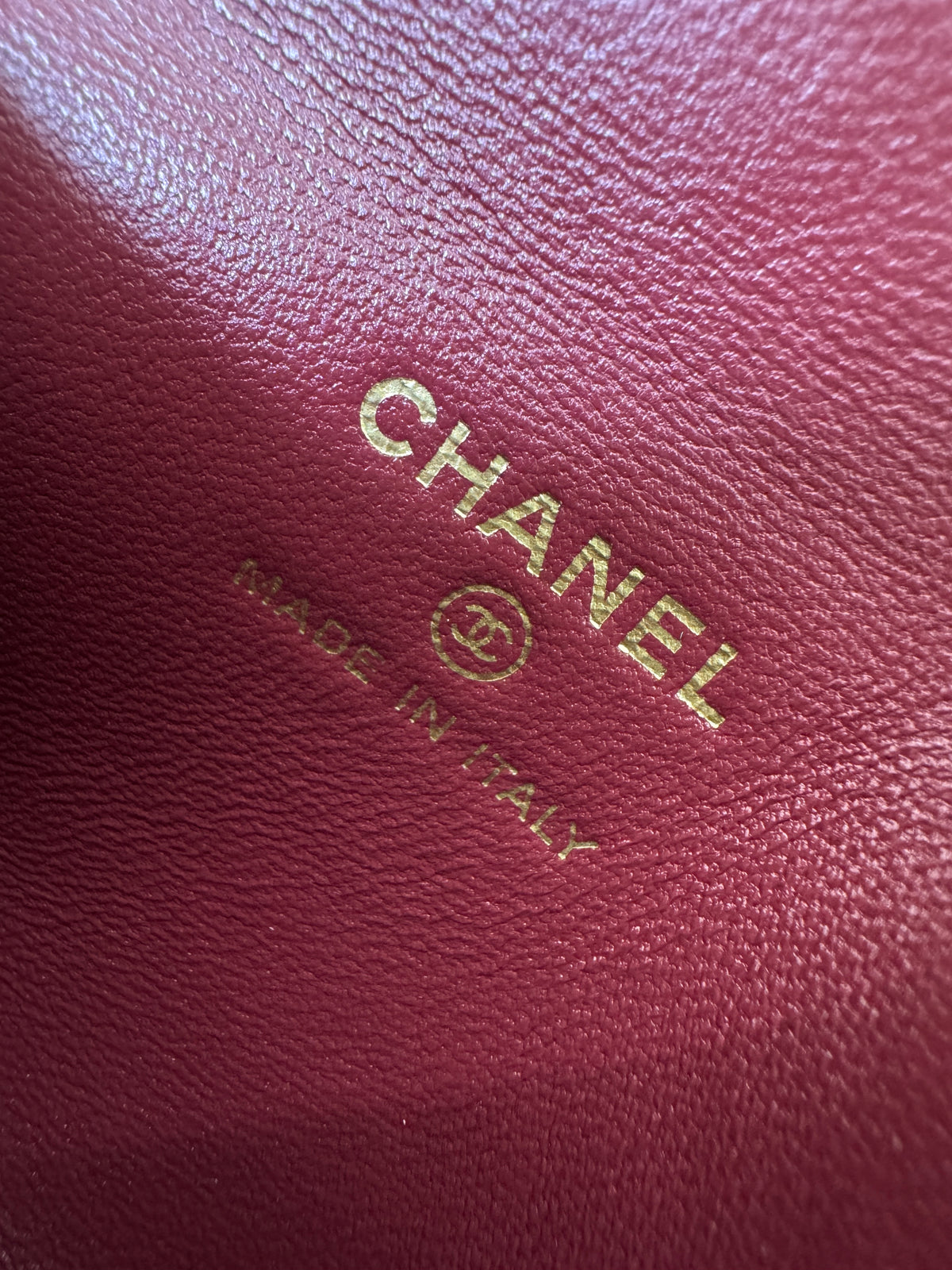 CHANEL 26X 信封卡包包掛 爆裂銀