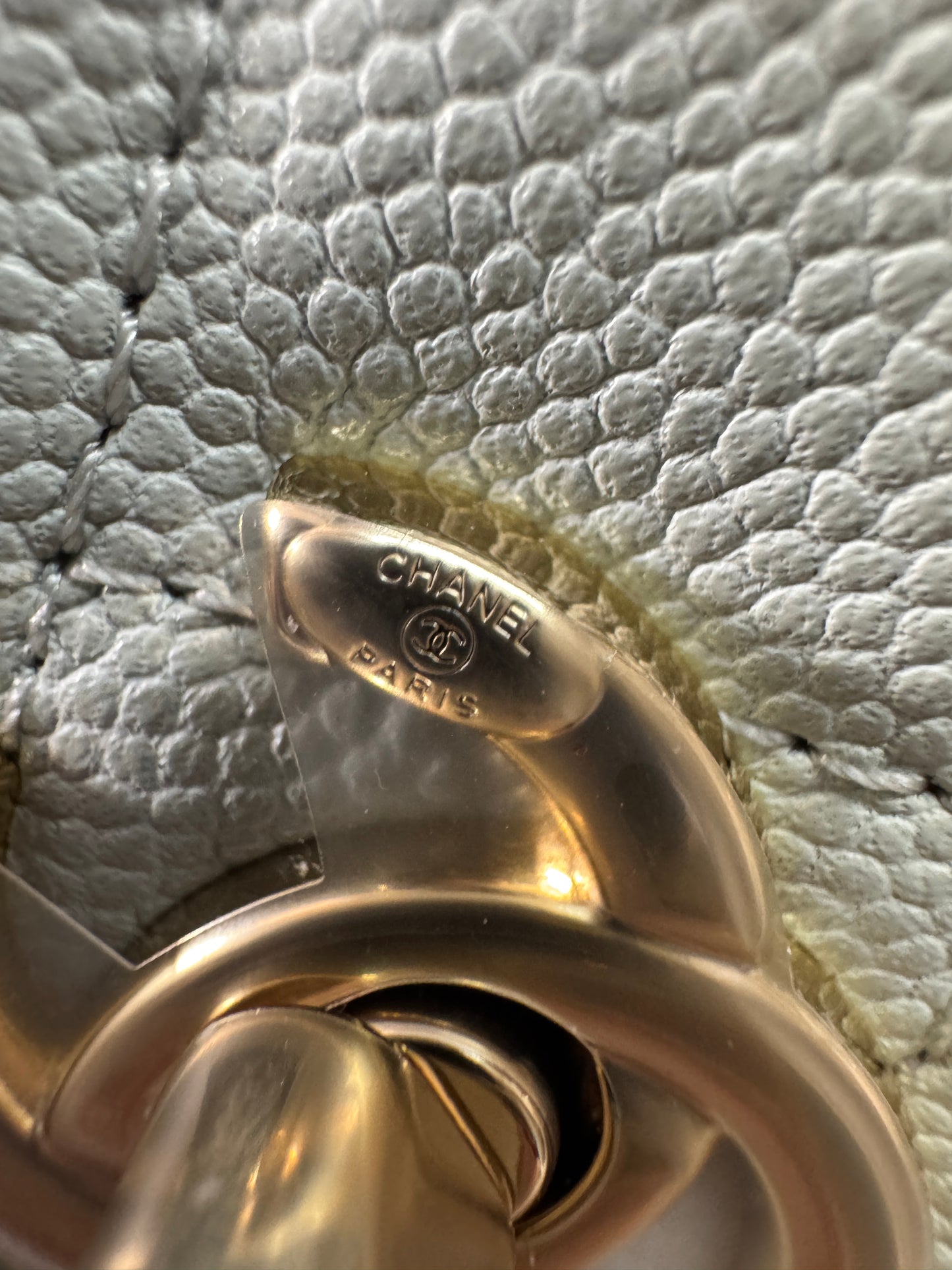 CHANEL 超Mini Coco Handle 24K 灰藍色
