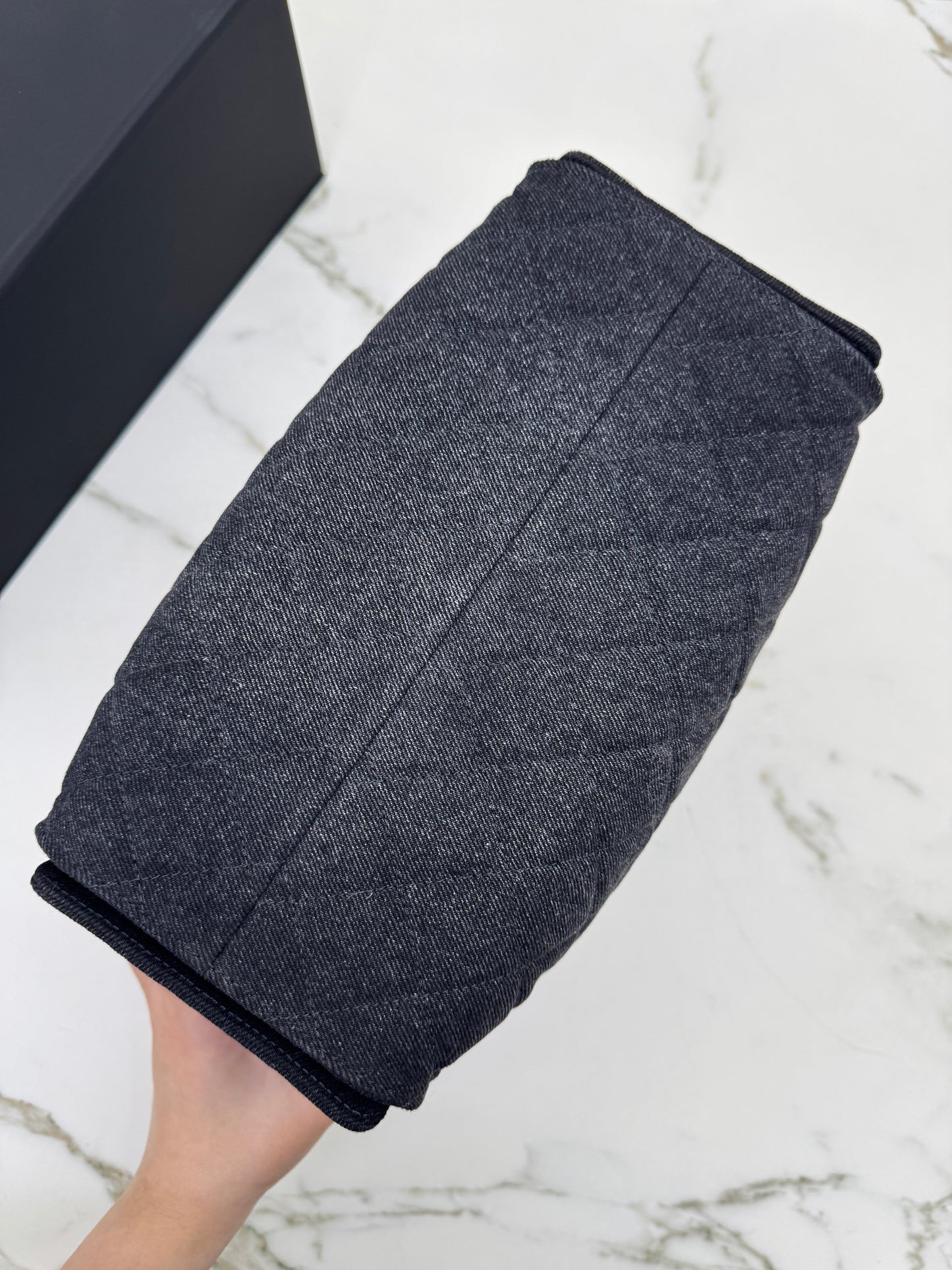 CHANEL 25Bag 黑色牛仔 Small