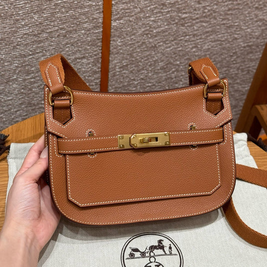 HERMES Mini Jypsiere 金棕金扣 Gold