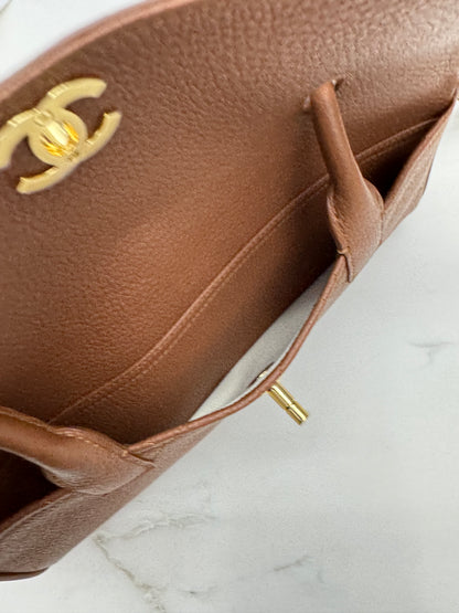 CHANEL 26S Shopping Bag 法棍包 焦糖棕
