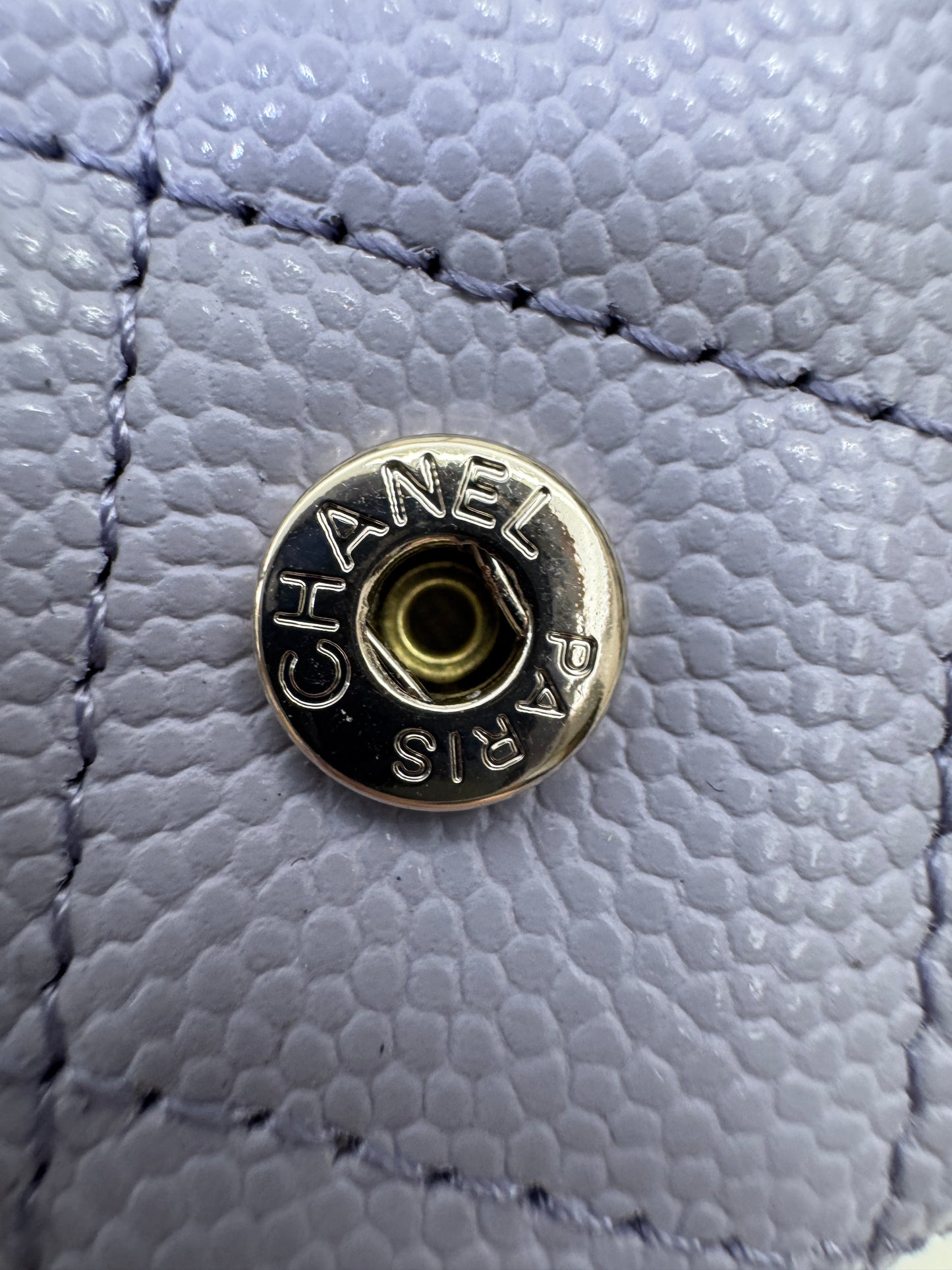 CHANEL 21K 香芋紫 CF Cardholder