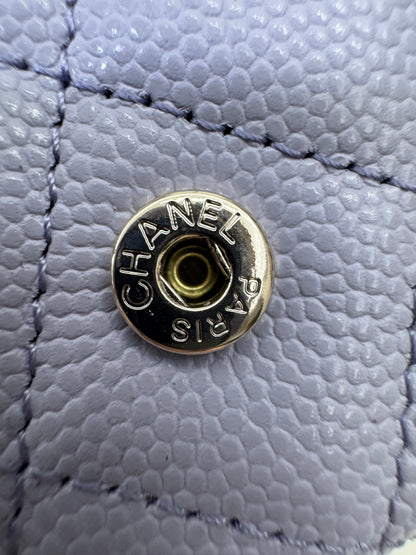 CHANEL 21K 香芋紫 CF Cardholder