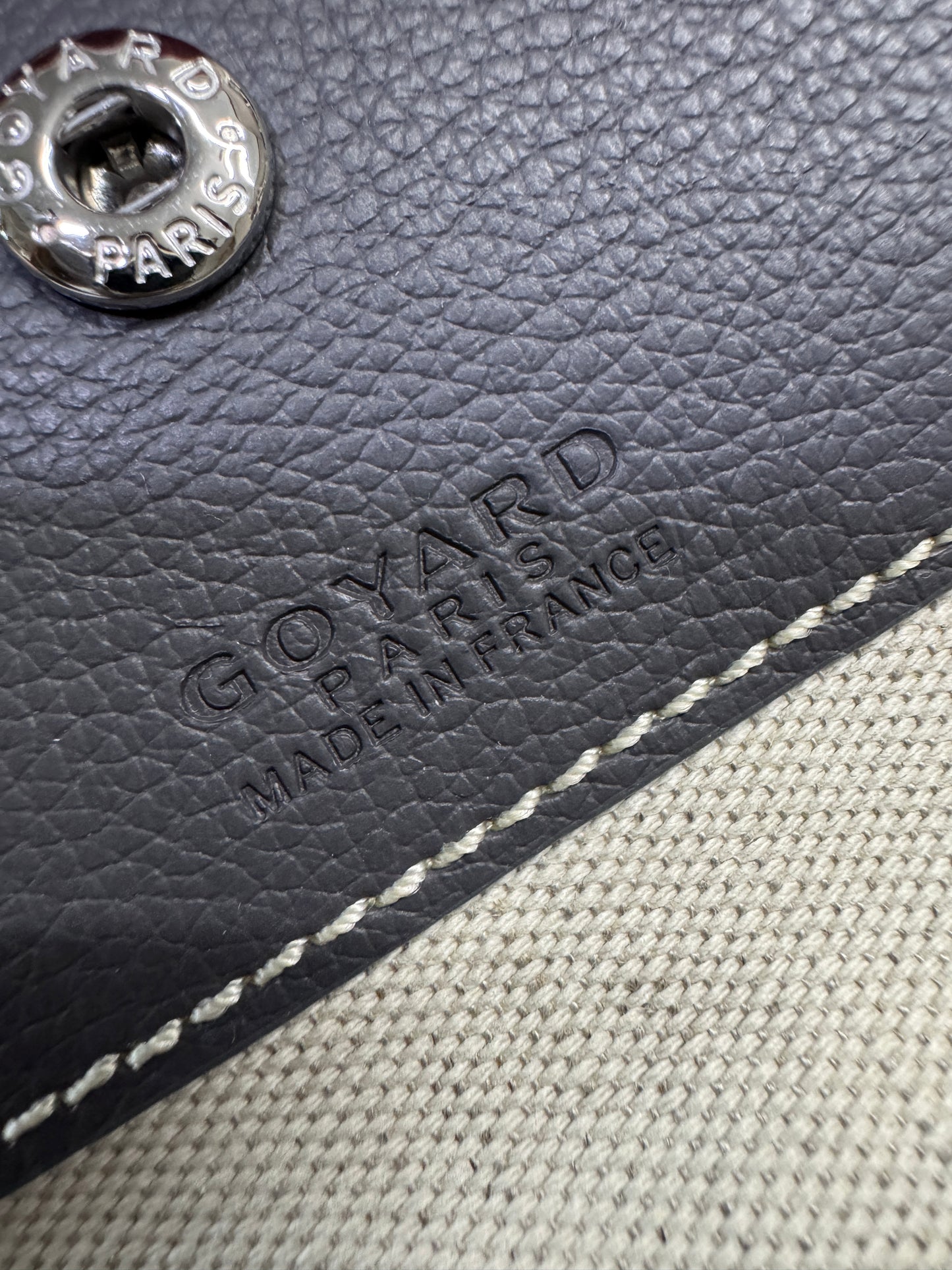 GOYARD 灰色Hobo 紅色小愛心