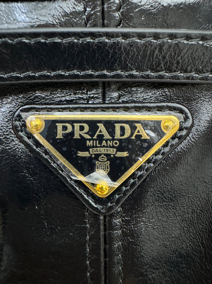 PRADA Mini Bonnie 油蠟牛皮