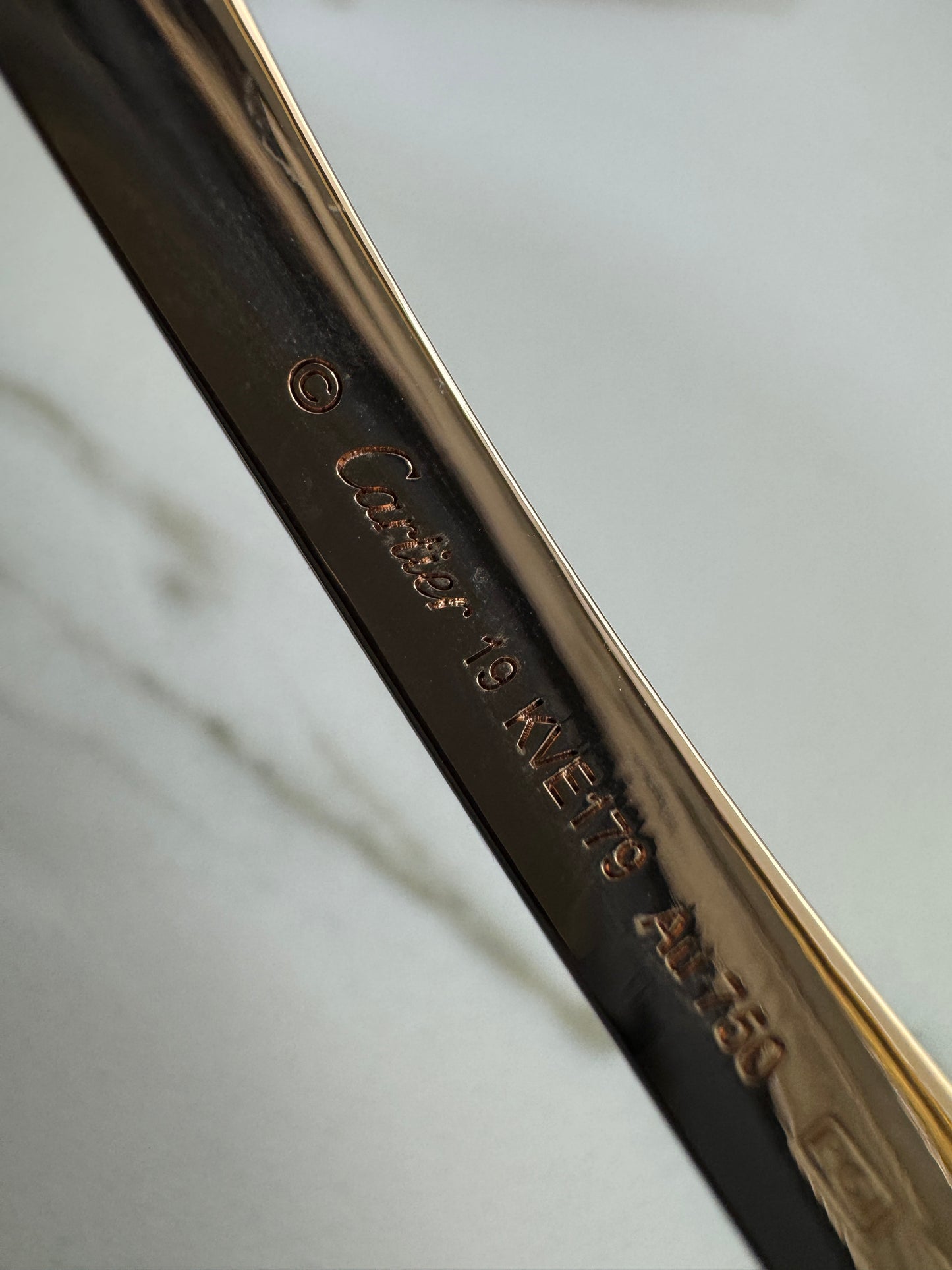 CARTIER Love Bracelets Classic Size Rose Gold