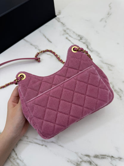 CHANEL 天貓精靈 乾燥玫瑰粉絲絨