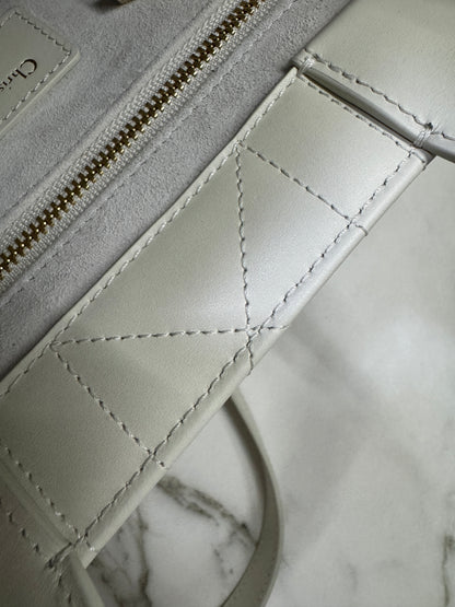 DIOR 全皮 Book Tote 奶白色小號