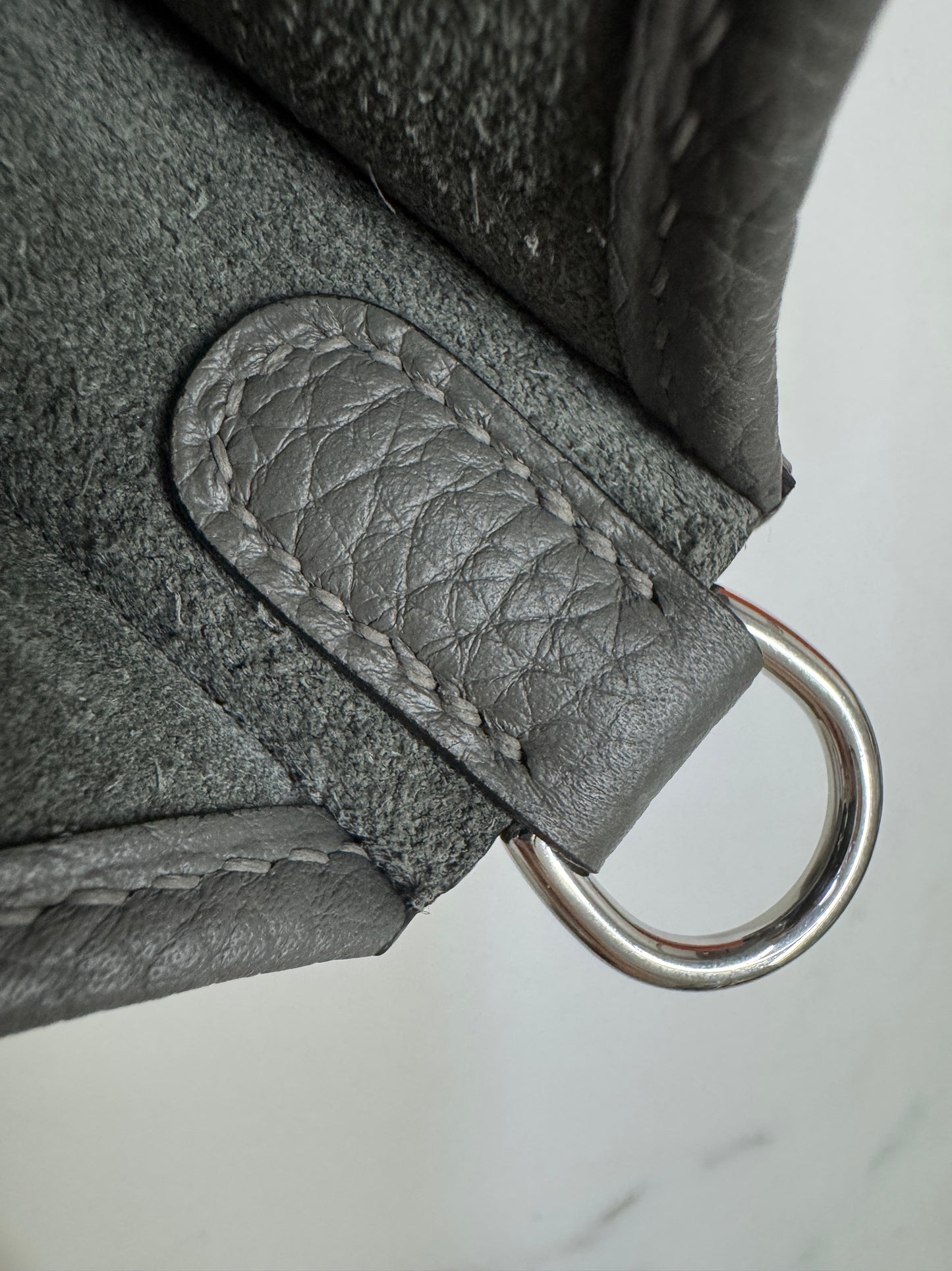 HERMES Mini Evelyn 積雨雲灰 0L Gris Meyer TC 銀扣PHW