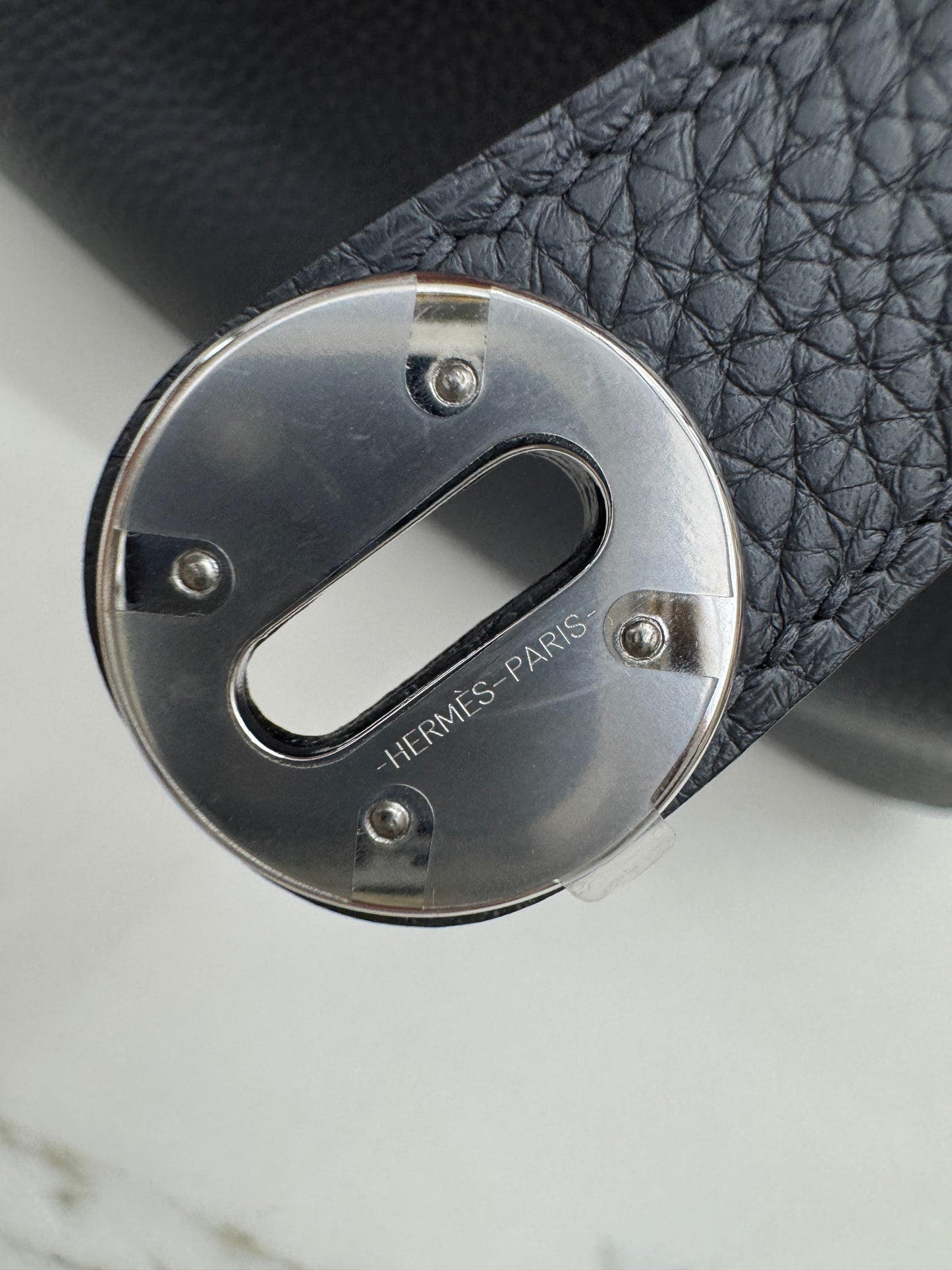 HERMES Lindy 30 石墨灰銀扣 TC 88 Graphite PHW