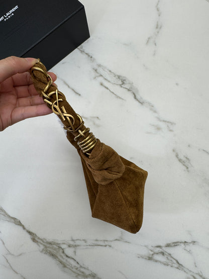 YSL Mini Amalia Shoulder Bag 焦糖麂皮
