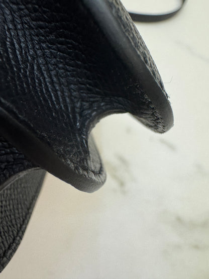 HERMES Mini Constance 新版 附鏡子 黑銀 Epsom PHW