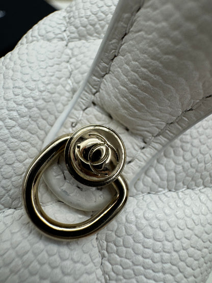 CHANEL 25C LP盒子包 白色 Vanity