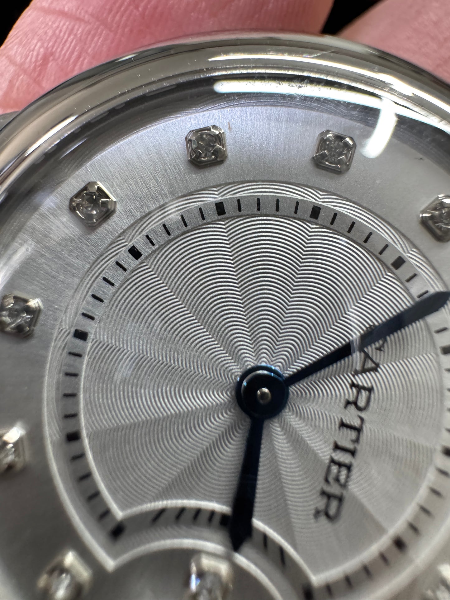 CARTIER Blue Balloon 33mm 鑽石盤【天然真鑽】