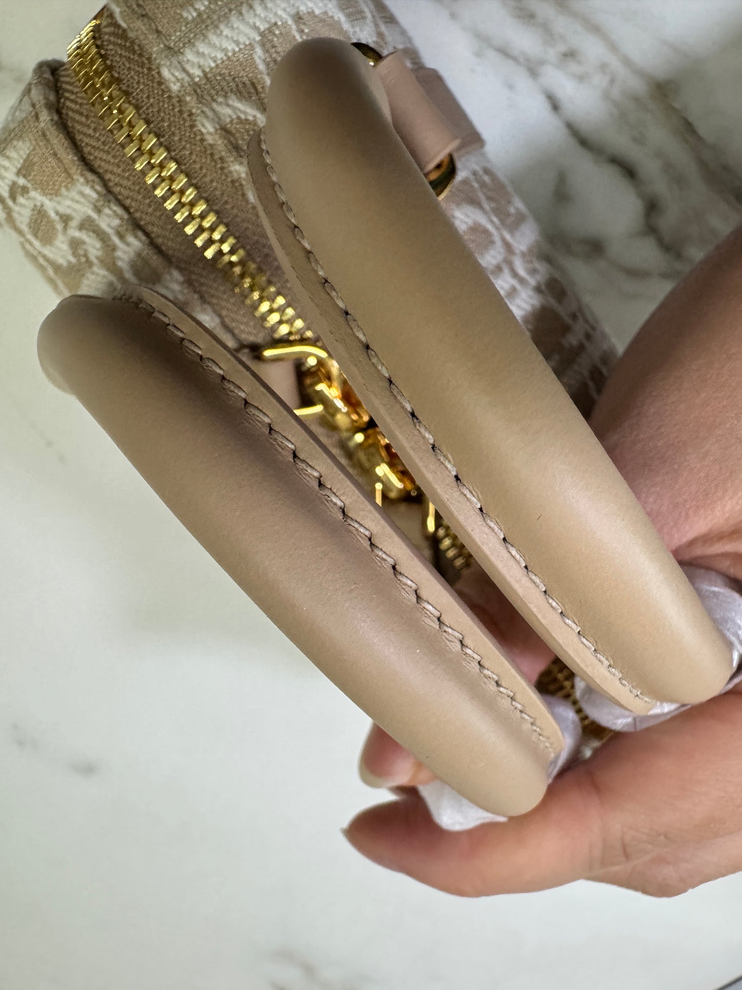 DIOR Groove Mini 奶茶色老花