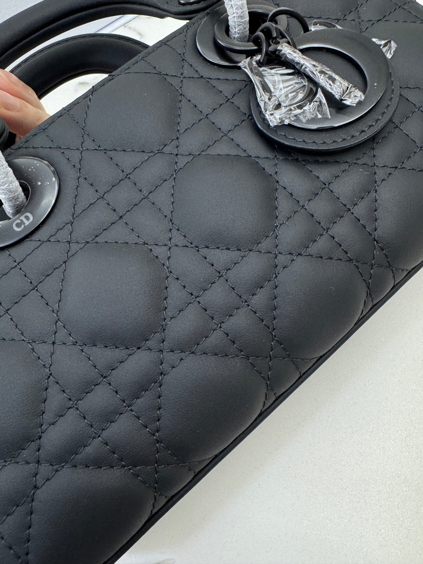 DIOR D-joy Small Matte Black