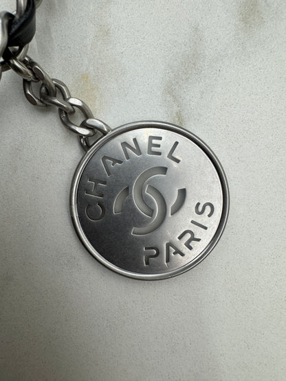 CHANEL 22Bag 黑銀 Medium