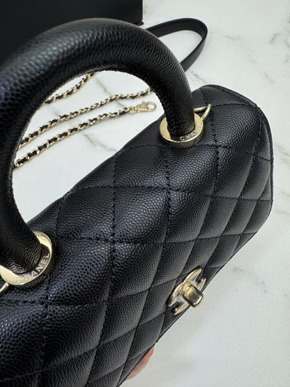 CHANEL Mini Coco Handle 黑色