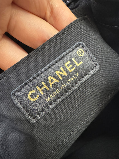 CHANEL Duma 胎牛皮 黑色 Small