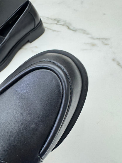 CHANEL 25K T字厚底樂福鞋