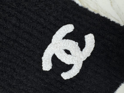 CHANEL Beanie & Scarf 糯米條針織冷帽 圍巾