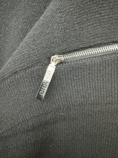 CHANEL 25P拉鏈袖外套 98% Cashmere