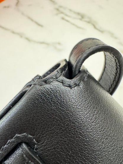 HERMES Kelly Moove 黑銀 Swift Noir PHW