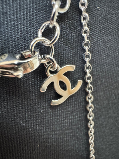 CHANEL 25P 心形鏤空項鏈