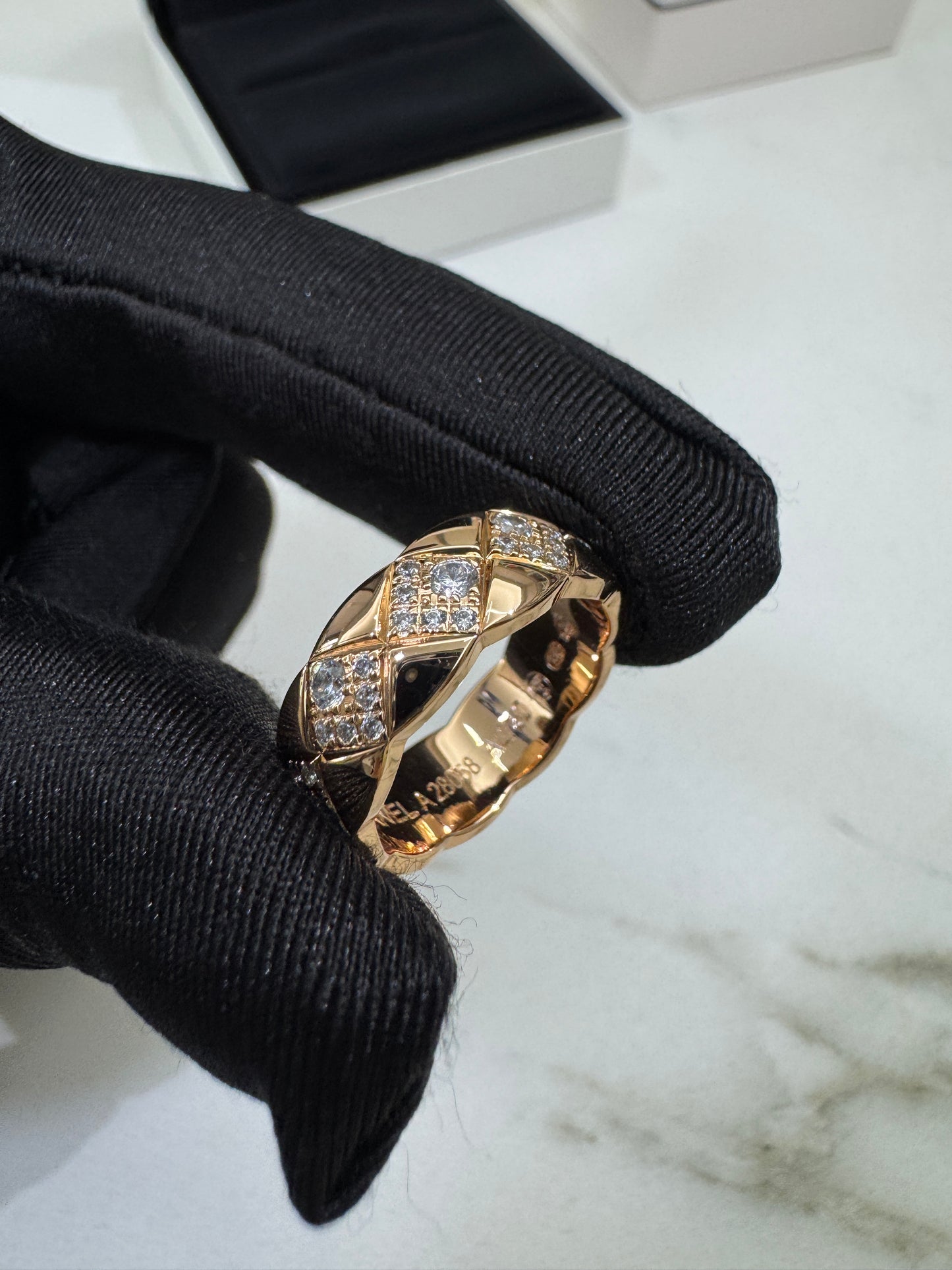 CHANEL Coco Crush Ring 米金色 Beige Gold