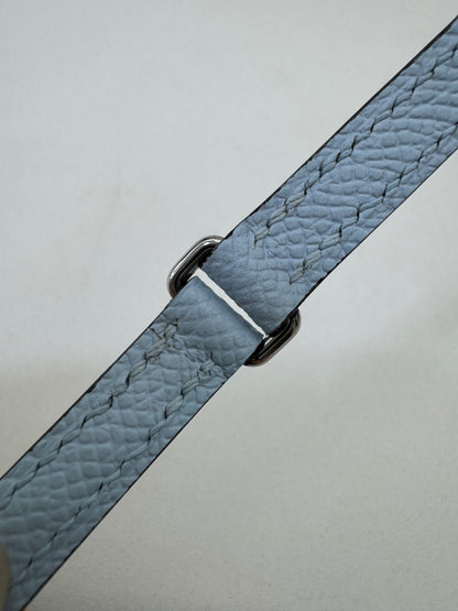 HERMES Kelly to-go 聖杯藍 08 Blue Pale Epsom PHW