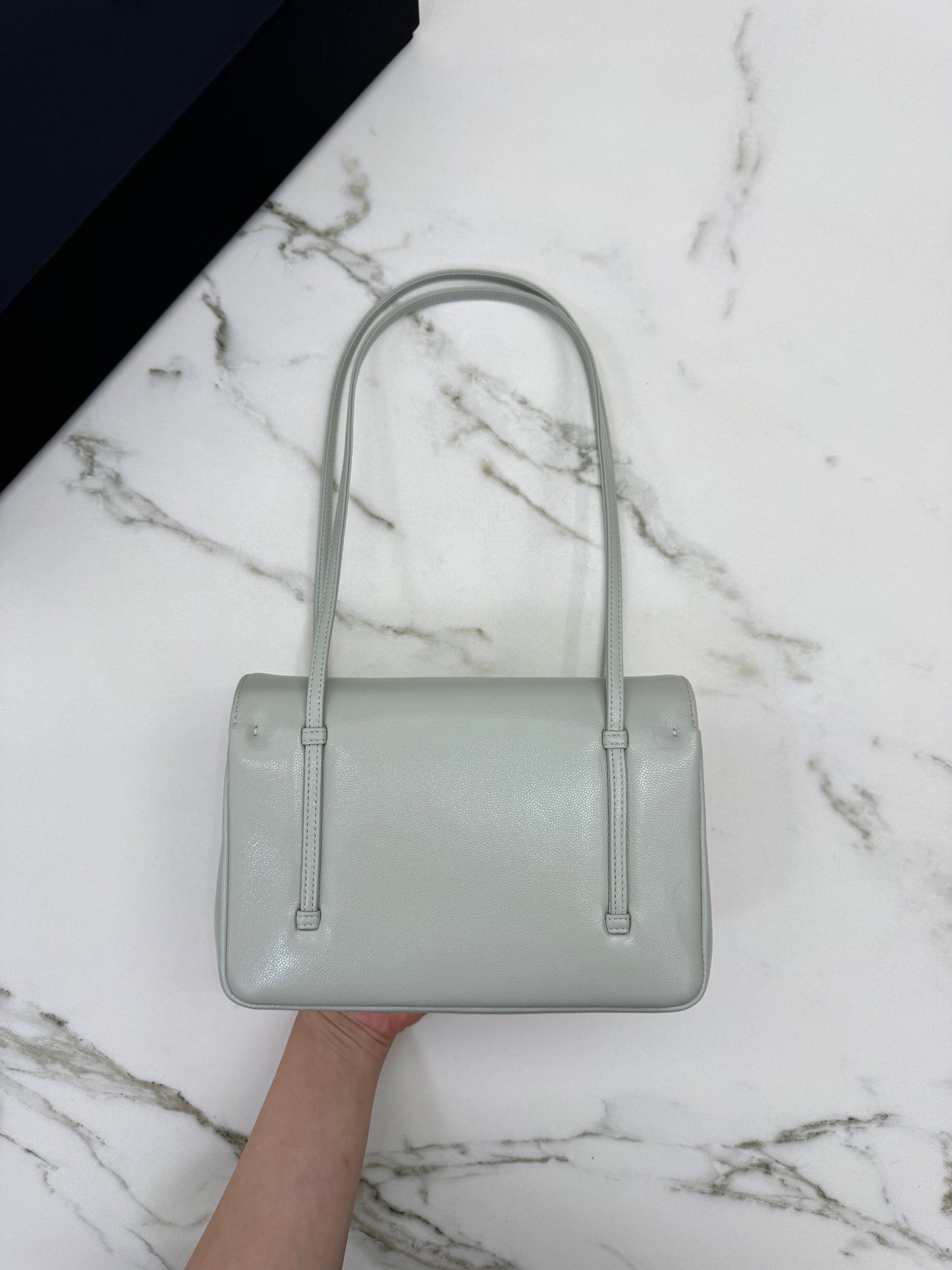 CHANEL Preppy Coco 灰綠色 Small