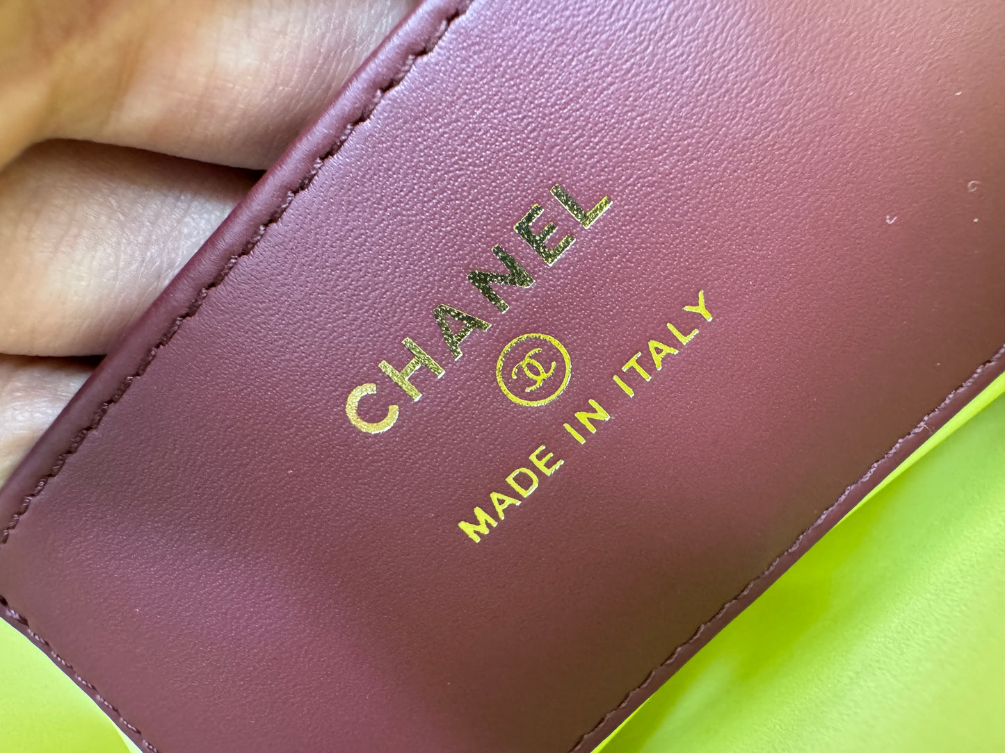 CHANEL Mini Preppy Coco 黃色