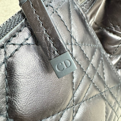 DIOR Toujours 皺褶牛皮 磨砂黑